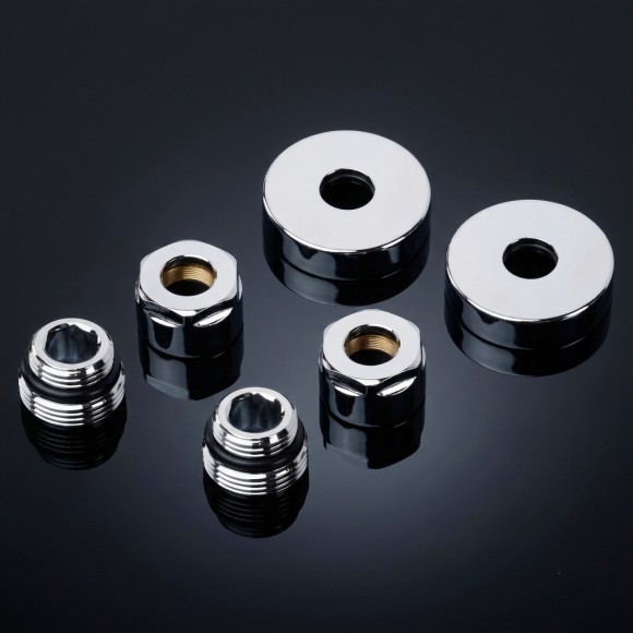 Набор подключения Royal Thermo Design 1/2" ВР - 15 мм хром