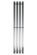 Графитовый электрический полотенцесушитель Primoclima Sol Q E Graphite 210 мм 4 сек с крючками (выбор размера)