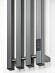 Графитовый электрический полотенцесушитель Primoclima Sol Q E Graphite 210 мм 4 сек с крючками (выбор размера)