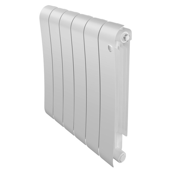 Биметаллический радиатор Royal Thermo Infinity 500 6 сек. боковое подключение (Bianco Traffico)