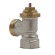 Вентиль угловой Primoclima Armature термостатический 1/2"х3/4"НР Евроконус (никель) без хвостовика