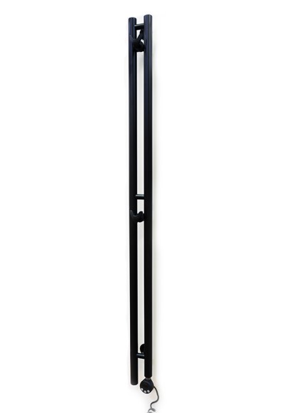 Приоритет PRIOFORM Mini-2 85x1500 без ТЭНа электрический полотенцесушитель (черный матовый RAL 9005)