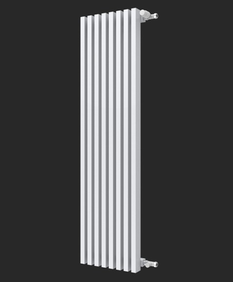 Стальной трубчатый радиатор KZTO Quadrum 60 V-1750 (выбор подключения) основная палитра цветов