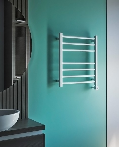 Grota EcoClassic 530x600 (белый матовый RAL 9016) водяной полотенцесушитель из нержавеющей стали Grota EcoClassic 530x600 (белый матовый RAL 9016) водяной полотенцесушитель из нержавеющей стали