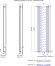 Стальной трубчатый радиатор KZTO RADIATOR Зеркало С1-1500-3-3 исп.1