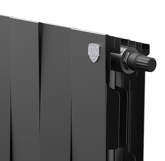 Биметаллический радиатор Royal Thermo PianoForte 300 12 сек. VR80 нижнее 80 мм подключение (Noir Sable) Биметаллический радиатор Royal Thermo PianoForte 300 12 сек. VR80 нижнее 80 мм подключение (Noir Sable)