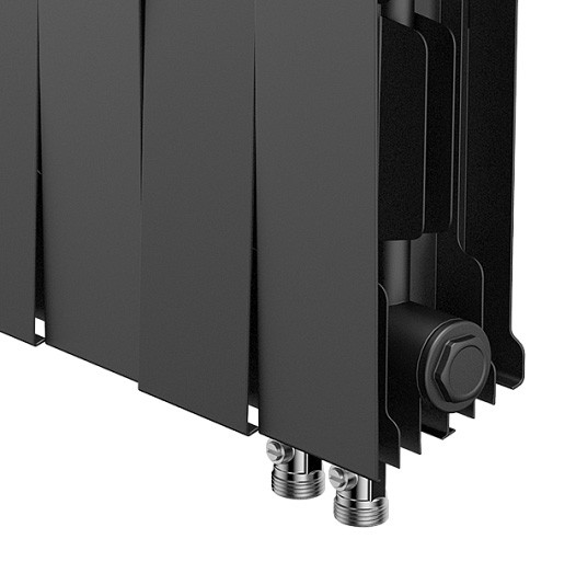 Биметаллический радиатор Royal Thermo PianoForte 300 12 сек. VR80 нижнее 80 мм подключение (Noir Sable) Биметаллический радиатор Royal Thermo PianoForte 300 12 сек. VR80 нижнее 80 мм подключение (Noir Sable)