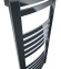 TERMA DEXTER 400x860 мм (heban) электрический полотенцесушитель