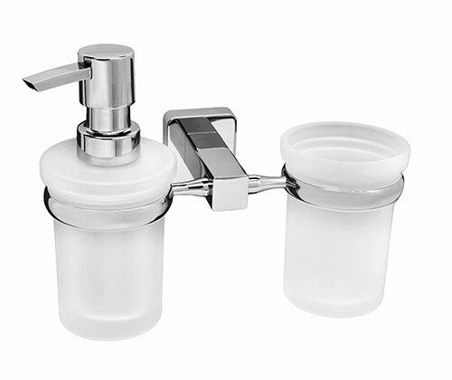 Wasserkraft Lippe K-6589 Держатель стакана и дозатора (хром)