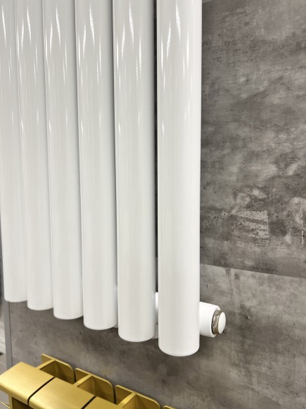 Стальной трубчатый радиатор KZTO RADIATOR Гармония А40 1-1250 6 сек. (НП справа, белый)