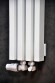Радиатор стальной трубчатый Steel Hot (30-60) V 1500 - 4 сек (НП центр, RAL 9016) 