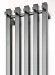 Графитовый электрический полотенцесушитель Primoclima Sol Q E Graphite 330 х 1200 мм 6 сек с крючками