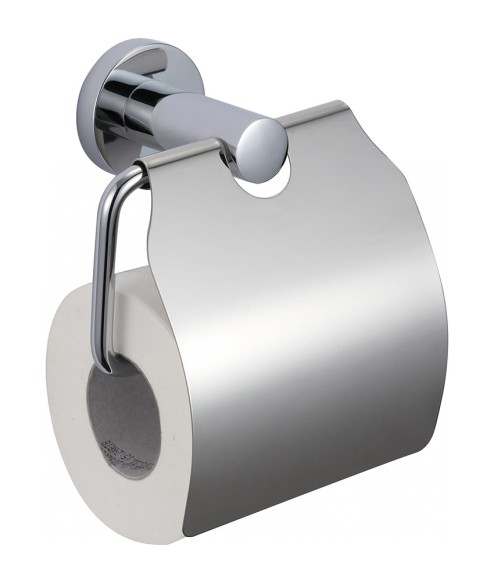 Держатель для туалетной бумаги с крышкой Savol S-008751 (хром)
