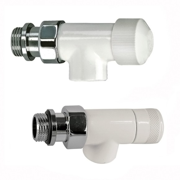 Комплект 1/2 SR Rubinetterie осевой серия Tondera термостатический (белый) Комплект 1/2 SR Rubinetterie осевой серия Tondera термостатический (белый)