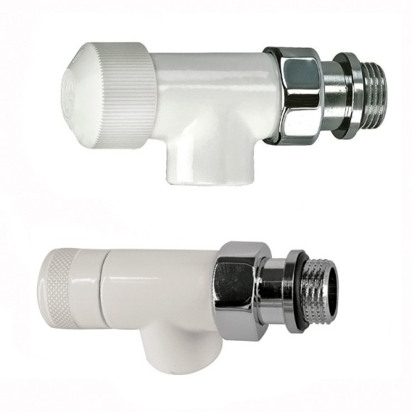 Комплект 1/2 SR Rubinetterie осевой серия Tondera термостатический (белый) Комплект 1/2 SR Rubinetterie осевой серия Tondera термостатический (белый)