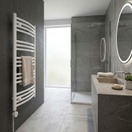 TERMA DOMI 400x786 мм (белый) электрический полотенцесушитель TERMA DOMI 400x786 мм (белый) электрический полотенцесушитель