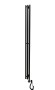 Приоритет PRIOFORM Mini-2 140x1500 без ТЭНа электрический полотенцесушитель (черный матовый RAL 9005)