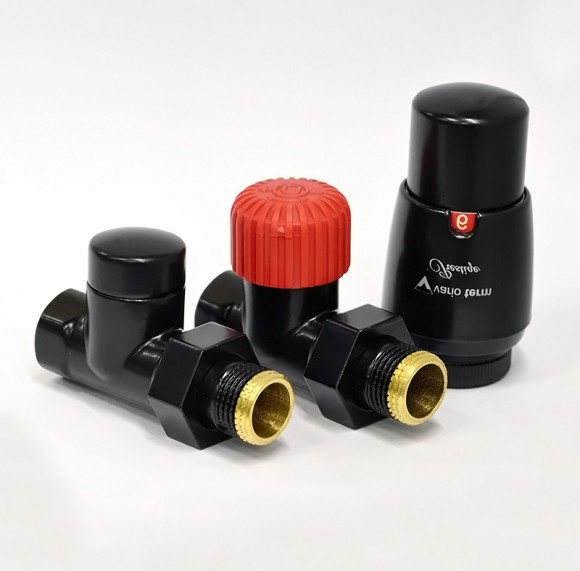 Комплект проходной VARIO TERM Royal c термоголовкой Prestige (черный матовый)* Комплект проходной VARIO TERM Royal c термоголовкой Prestige (черный матовый)*