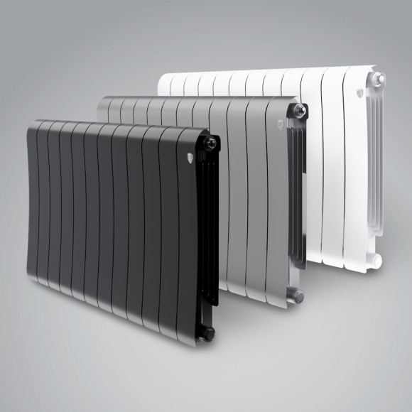 Биметаллический радиатор Royal Thermo Infinity 500 10 сек. боковое подключение (Bianco Traffico)