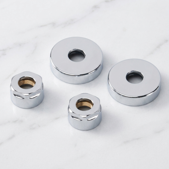 Набор подключения Royal Thermo Design 3/4" ЕК - 15 мм (хром)
