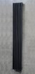 Радиатор стальной трубчатый Steel Hot (30-60) V 2000 - 6 сек. (НП центр. RAL 9005 мат.)