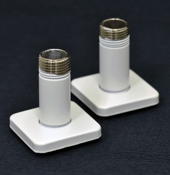Комплект квадратных отражателей и удлинителей Royal Thermo цвет белый (пара)