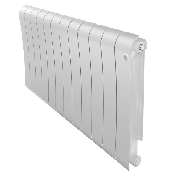 Биметаллический радиатор Royal Thermo Infinity 500 12 сек. боковое подключение (Bianco Traffico)