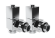 Комплект угловых вентилей Royal Thermo 1/2 ручной регулировки CUBE (хром)