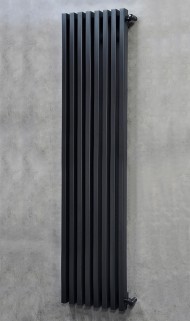 Радиатор стальной трубчатый Steel Hot (30-60) V 2000 - 8 сек. (БП, RAL 9005 мат.)  
