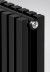 Стальной трубчатый радиатор Royal Thermo Shift Q30 C2180 4 сек (Боковое подключение) черный RAL 9005