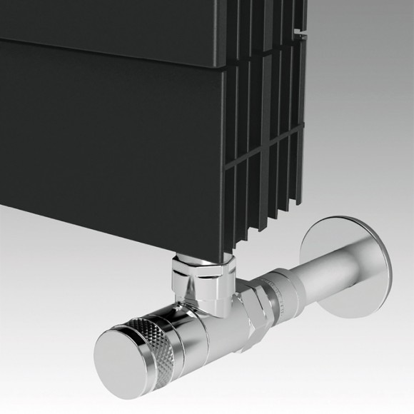 Вертикальный радиатор Royal Thermo PianoForte TOWER 200 22 сек Noir Sable нижнее подключение