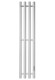 Белый электрический полотенцесушитель Primoclima Sol R E White 212 мм 4 сек с крючками (выбор размера)