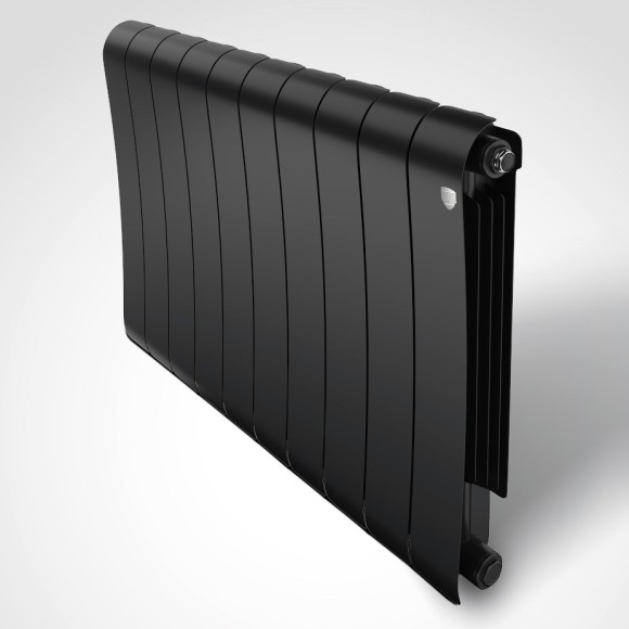 Биметаллический радиатор Royal Thermo Infinity 500 10 сек. боковое подключение (Noir Sable)