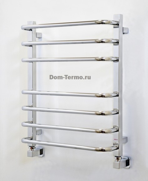 Полотенцесушитель Грота GROTA модель Eco Forte (водяной, электрический), электро тэн Terma, хром, белый, комплект уголков Квадрат Грота для подключения водяного полотенцесушителя, вентили Luxon хром Италия