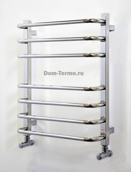 Полотенцесушитель Грота GROTA модель Eco Forte фото (водяной, электрический), электро тэн Terma, хром, белый, комплект уголков Квадрат Грота для подключения водяного полотенцесушителя, вентили Luxon хром Италия