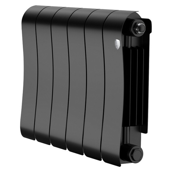 Биметаллический радиатор Royal Thermo Infinity 500 6 сек. боковое подключение (Silver Satin)
