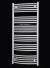 TERMA DOMI 400x1116 мм (белый) электрический полотенцесушитель