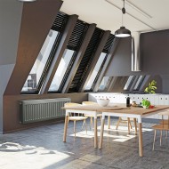 Радиатор стальной панельный Royal Thermo Compact C11 - Серый Silver Satin 300 мм (боковое подключение)