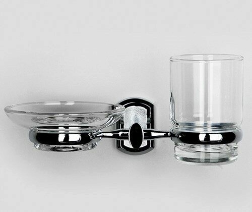 Wasserkraft Oder K-3026 Держатель стакана и мыльницы (хром)
