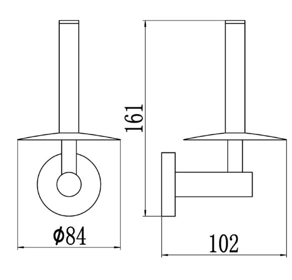 Держатель для туалетной бумаги Savol S-008752-1 (выбор цвета)