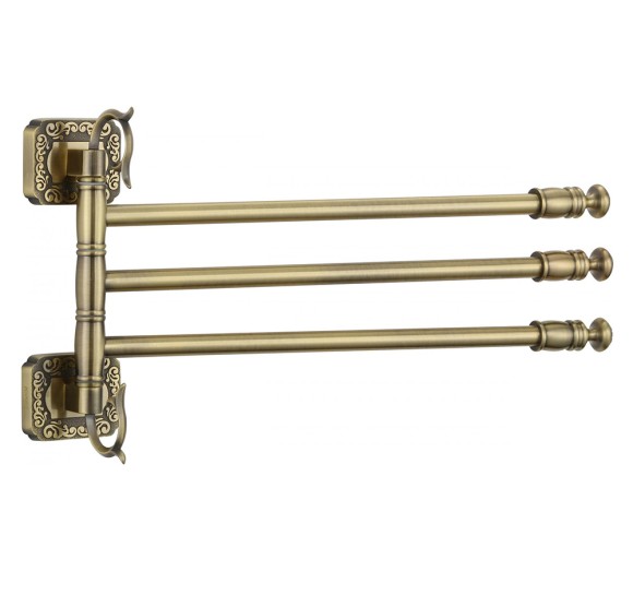 Держатель для полотенец поворотный (3-ой) Savol S-006403 (цвет бронза) Держатель для полотенец поворотный (3-ой) Savol S-006403 (цвет бронза)