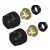 Концовка для монтажной трубки 15 мм х 3/4" Евроконус цвет черный (пара)*