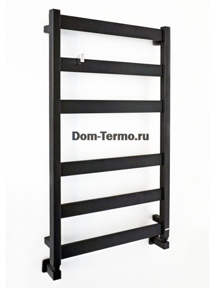 Grota Brezza 530х900 (черный матовый RAL 9005) водяной полотенцесушитель из нержавеющей стали*