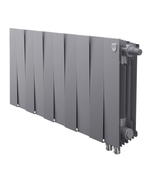 Биметаллический радиатор Royal Thermo PianoForte 300 10 сек. VR80 нижнее 80 мм подключение (Silver Satin) Биметаллический радиатор Royal Thermo PianoForte 300 10 сек. VR80 нижнее 80 мм подключение (Silver Satin)