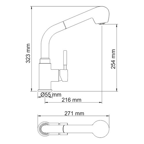 Wasserkraft Main 4166 Смеситель для кухни (хром) Wasserkraft Main 4166 Смеситель для кухни (хром)