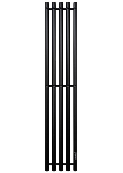 Черный электрический полотенцесушитель Primoclima Sol R E Black 272 мм 5 сек с крючками (выбор размера)