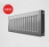 Радиатор стальной панельный Royal Thermo Compact C21 - Серый Silver Satin 400 мм (боковое подключение)