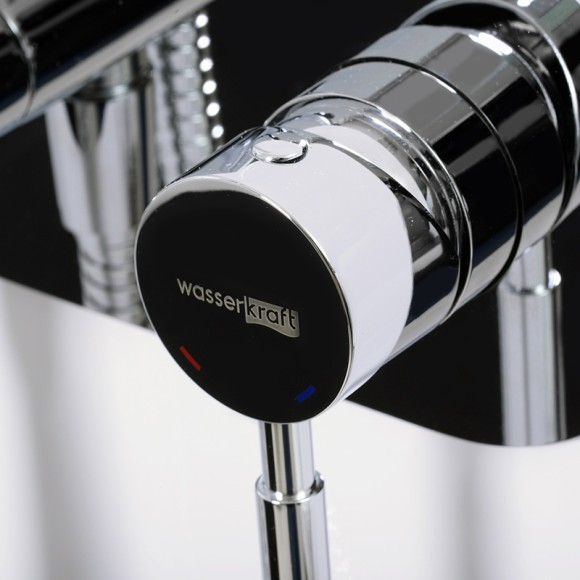 Wasserkraft Main 4138 Встраиваемый смеситель для душа с гигиенической лейкой (хром)