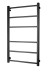 Grota Moda 530х900 (черный матовый RAL 9005) водяной полотенцесушитель из нержавеющей стали