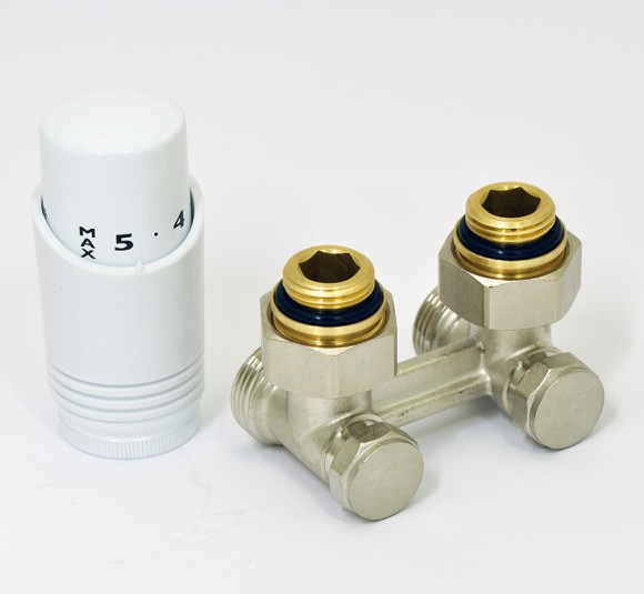 Мультифлекс HeatWave 50 мм угловой 3/4" Евроконус х 1/2" с термоголовкой (никель) Мультифлекс HeatWave 50 мм угловой 3/4" Евроконус х 1/2" с термоголовкой (никель)